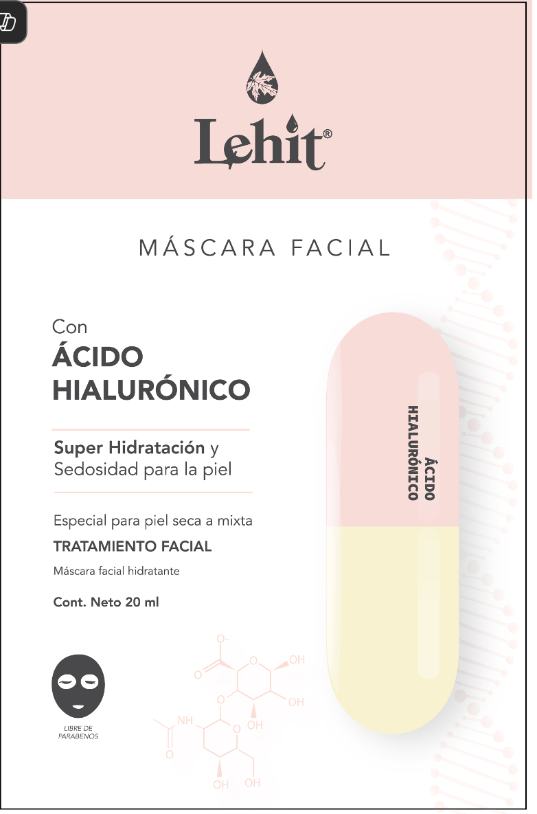 Máscara Facial con Acido Hialurónico