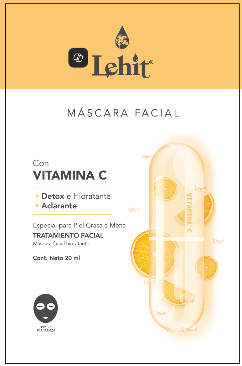 Máscara Facial con Vitamina C